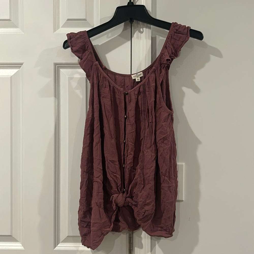 NWT Mason & Belle Women's Button Down Sleeveless Tank